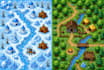create pixel art tileset pixel tile map character design sprite sheet animation