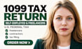 prepare your US self employed and 1099 tax return