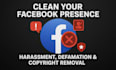 remove facebook harassing defaming infringing posts videos