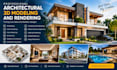 make architectural 3d model and rendering