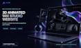 create a 3d interactive wix stuio website with animations