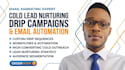 create cold lead nurturing drip campaign and email automation