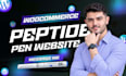 develop woocommerce peptide pen website and landing page