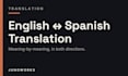 translate your document or website between english and spanish