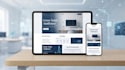 design a modern high converting landing page UI UX