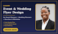 design halloween event wedding flyers for planners and churches