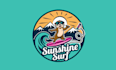 design wake surf company sunshine surf logo