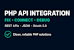 integrate rest apis and fix PHP API bugs