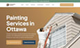 design squarespace painting contractor website house painter services website