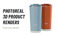 create a photoreal 3d product render from your photos