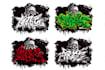 design a stylish graffiti inspired logo