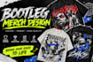 do bootleg merch design