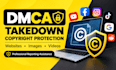 provide dmca takedown and copyright removal services