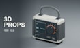 create a custom static 3d prop with pbr textures