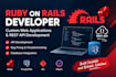 develop a custom ruby on rails web application and rest API