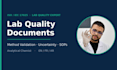 write iso 17025 sops, uncertainty budgets and method validation files