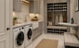 design a modern 3d utility room and laundry room