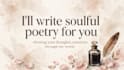 write heart touching poetry, quotes and deep thoughts