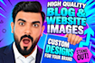 design high quality blog images and website images