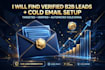 do b2b lead generation and cold email outreach for your agency