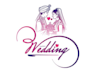 design luxury wedding monogram married couple and initial logo
