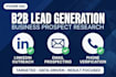 do b2b lead generation with verified email and phone number