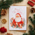 hand draw christmas, birthday, greeting, custom card