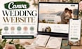 design custom canva wedding website with rsvp and invitation