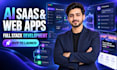 develop ai saas software and full stack ai web applications