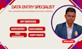 excel data entry, web research, lead generation