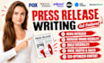 business press release writing distribution, seo press release PR writing