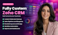 customize your zoho CRM setup, custom fields, pipelines and design