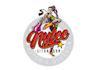 design muay thai young fighter logo