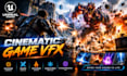create cinematic game vfx, niagara effects, combat effects