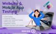 hunt down bugs in your web app with manual QA