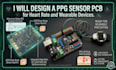 design ppg sensor pcb for heart rate and wearable devices