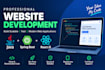 develop an end to end web project