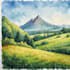 paint landscapes in watercolor