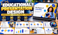 design educational presentations training slides  course materials