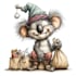 draw a cute and funny cartoon illustration
