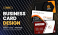 design a primium and modern business card