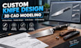 create custom knife design, 3d knife cad design
