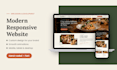 create a modern responsive website with HTML, CSS and jvs