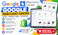set up google merchant center and fix product feed issues
