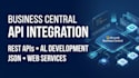 integrate business central with rest apis and external apps