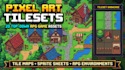 pixel art tileset 2d top down tile map rpg game background assets sprites sheet