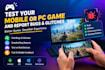 test your mobile or PC game and report bugs and glitches
