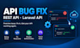 fix laravel API and rest API issues
