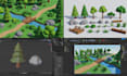 custom roblox environment assets roblox trees, rocks, nature, assets map assets