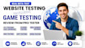 website testing app testing beta testing QA testing bug testing app review